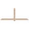 Ekena Millwork Eugene Smooth Timber Gable Bracket, Douglas Fir, 96"W x 40"H x 1 1/2"D x 5 1/2"F, 10/12 Pitch GBW096X40X0206EUG00SDF - alternate 1